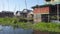 Stilted houses in village on famous Inle Lake