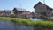 Stilted houses in village on famous Inle Lake