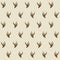 Stilyzed ermine fur seamless pattern.