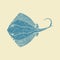 Stingray fish icon