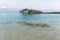 Stingrays swam to shore to enjoy a delicious meal