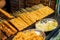 Stinky Tofu at Taiwanese street food