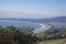 Stinson Beach and Bolinas Bay from the Panoramic Highway