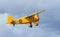 Stinson Reliant aircraft 1942 in royal navy yellow colours flying .