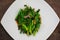 Stir-fried chinese broccoli in oyster sauce