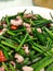 Stir fried Chinese chives with octopus