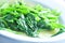 Stir-fried spinach,spinacia oleracea