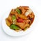 Stir fried sweet and sour pork