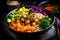 stir fried vegetables with shrimp. Generative AI