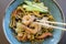 Stir fry seafood Hokkien noodle