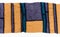 Stitched set of arranged strips of fabrics