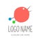 Stitching logo design template