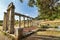 The Stoa of Ancient Messini, Messenia, Peloponnese, Greece