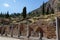 The Stoa of the Athenians, Delphi, Greece