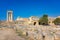 Stoa, portico and Propylaea on Acropolis of Lindos Rhodes, Gree