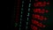Stock board on macro shot movement LED screen display stock trading exchange