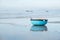 Stock of coracle at beach, fishing village in Long Hai