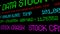 Stock crash ticker