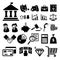 Stock financial icons set