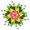 Stock Illustration Abstract Multicolored Flower