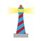 Stock Illustration Symbolic Lighthouse