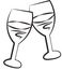 Stock Image: Wine glass
