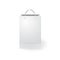 Stock isolated paper shopping bag on the white background