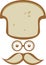Stock logo mister bread chef
