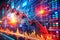 Stock Market Crash Warning Red Arrow Signals Financial Decline and Instability in Volatile Trading Environment