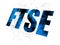 Stock market indexes concept: FTSE on Digital background