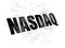 Stock market indexes concept: NASDAQ on Digital background