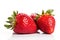 stock photo of fresh Strawberries on a pristine white background