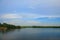 Stock Photo - marsh landscape with clouds