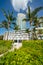 Stock photo Miami Beach upscale condominiums on the beach