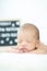 Stock Photo -Sleeping newborn baby dreaming