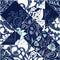 Stock seamless patchwork pattern. oriental or russian flo