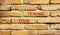 Stock trading symbol. Concept words Stock trading on beautiful brown brick wall. Beautiful brown brick wall background. Business