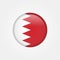 Stock vector bahrain flag icon 5