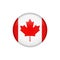 Stock vector canada flag icon 5