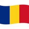 Stock vector romania flag icon 2