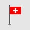 Stock vector switzerland flag 3