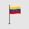 Stock vector venezuela flag icon 4