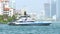 Stock video Fisher Island Ferry in motion