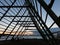 Stockfish rack at sunset, Lofoten Islands