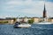 Stockholm boat transport.