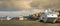 Stockholm harbor panorama Sweden cloudy old town cityscape landscape landmark