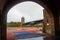 Stockholm Olympic Stadium: partial view from the Marathon Gate