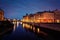 Stockholm Opera and City Hall at Night