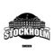 Stockholm royal palace black and white logo