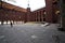 Stockholm stadshus city hall courtyard wide view. Stockholm, Sweden